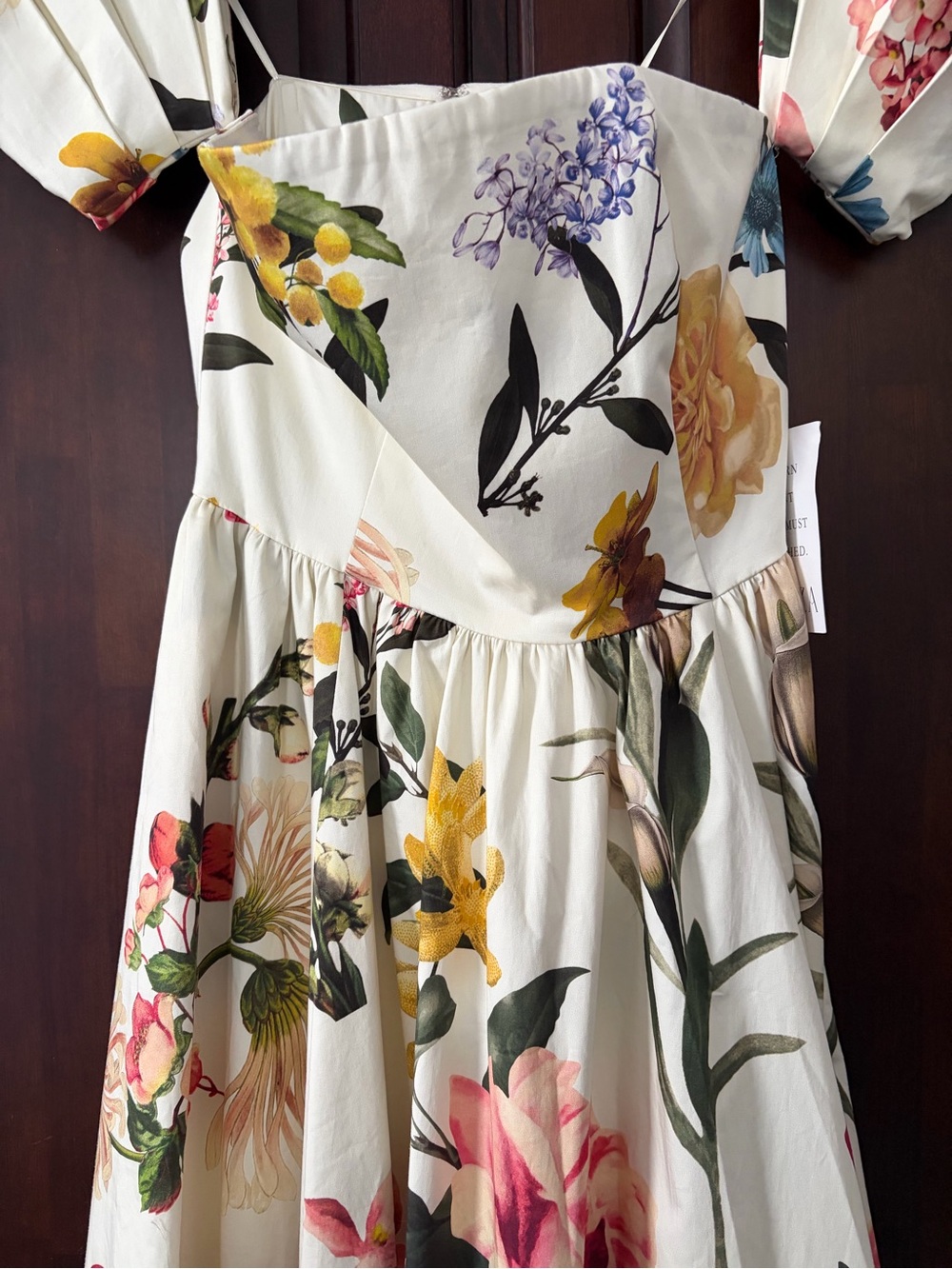 Mestiza New York Odette Floral Print Convertible Midi Dress - Picture 6 of 9
